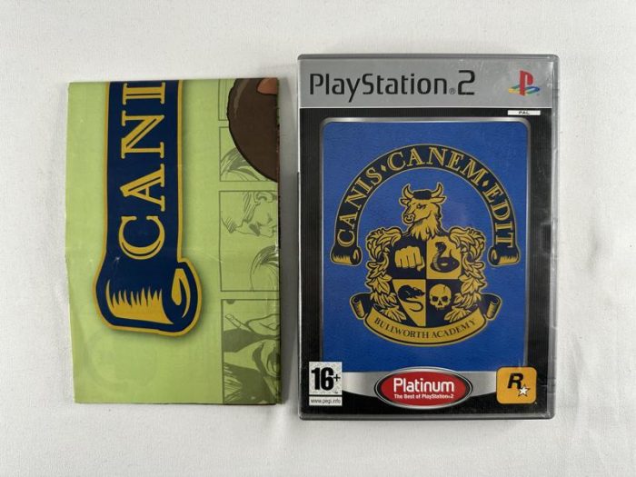 Canis Canem Edit - Bully + Poster Playstation 2 - PS2