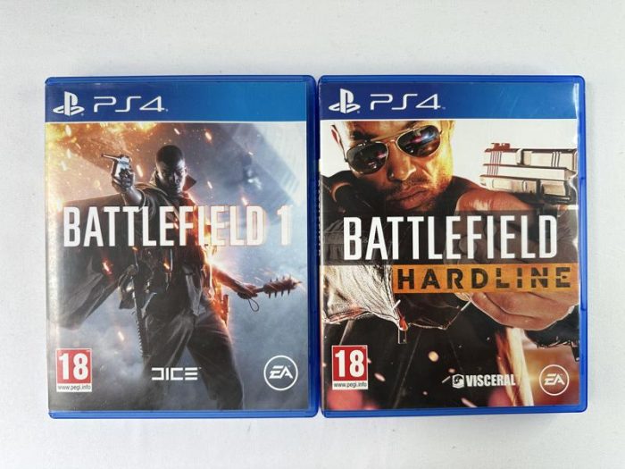 Battlefield 1 & Hardline Playstation 4 - PS4