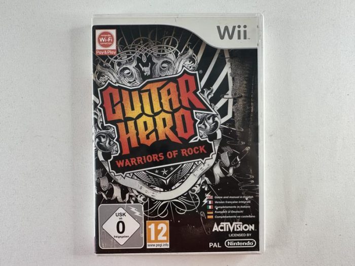 Guitar Hero Warriors of Rock Nintendo Wii