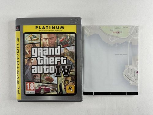 GTA Grand Theft Auto IV + Poster Playstation 3 - PS3