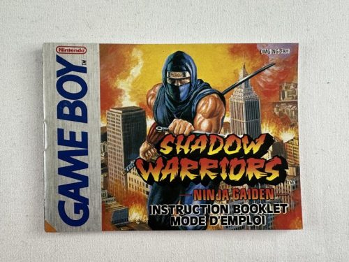 Shadow Warriors - Ninja Gaiden - Handleiding Nintendo Gameboy