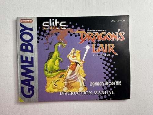 Dragon's Lair The Legend Handleiding Nintendo Gameboy