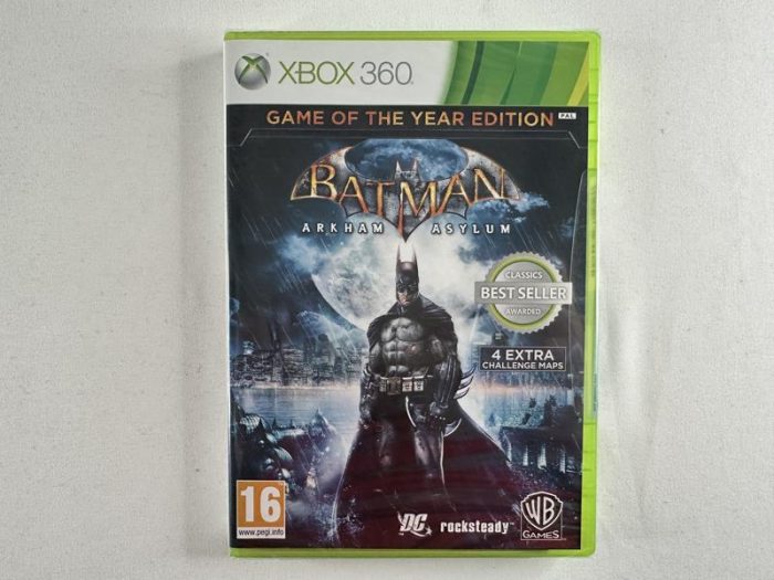 Batman Arkham Asylum GOTY SEALED Xbox 360