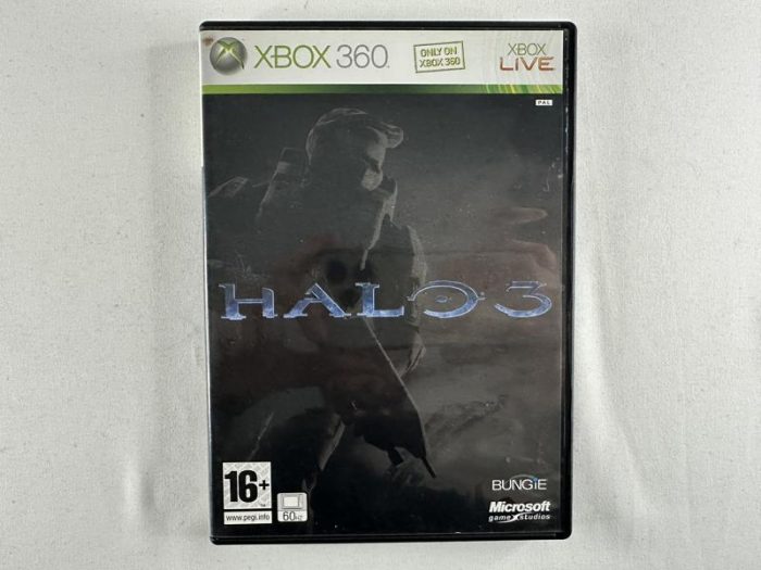 Halo 3 Black Cover + Poster Xbox 360