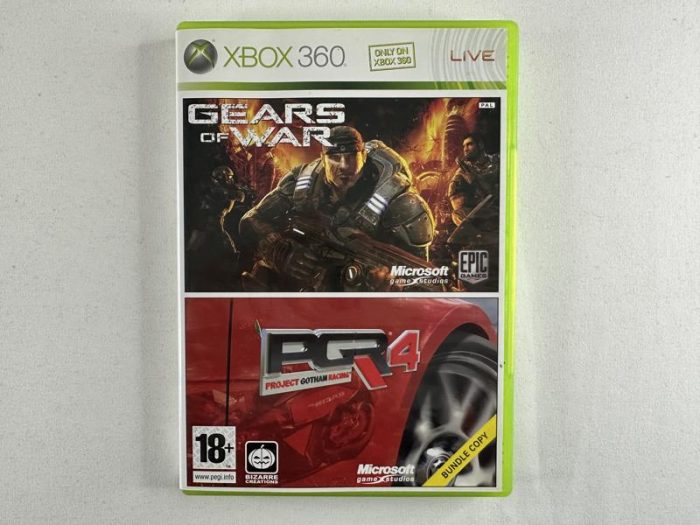 Gears of War & Project Gotham Racing 4 Bundle Copy Xbox 360