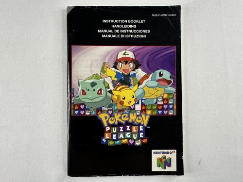 Pokemon Puzzle League Handleiding Nintendo 64 - N64