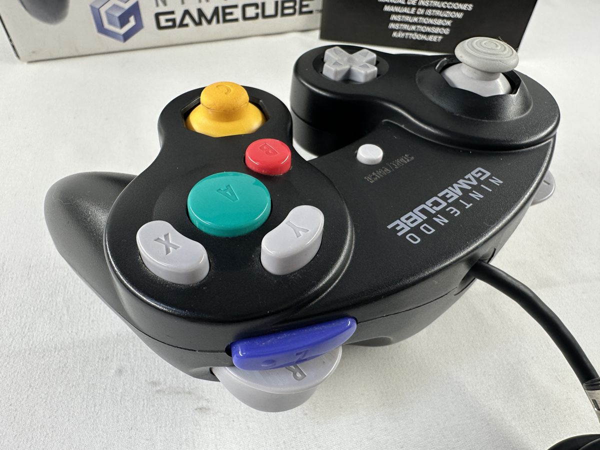 Nintendo Gamecube Controller Zwart Compleet (CIB) DOL-003 - origineel & nette staat - Afbeelding 5