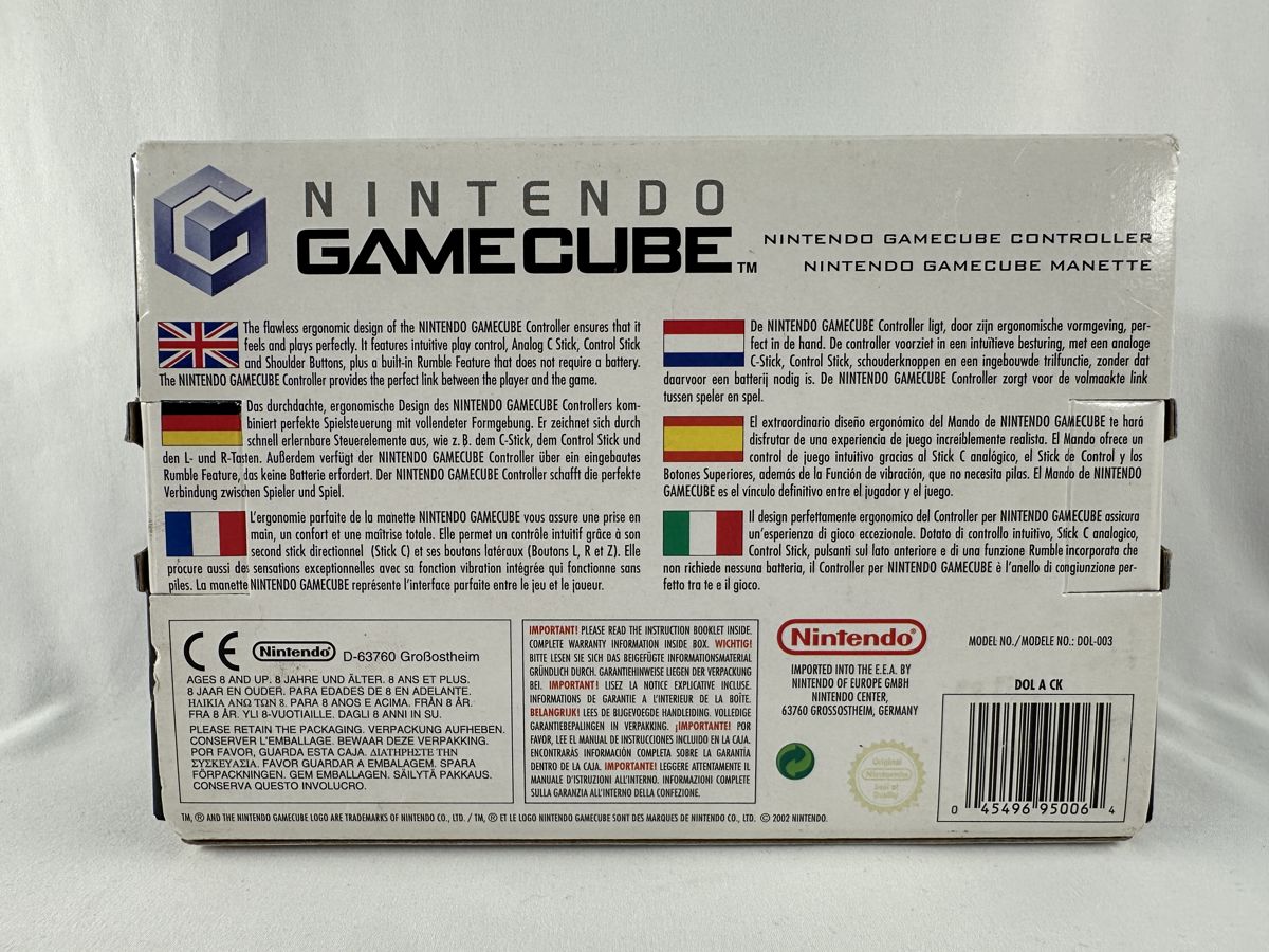 Nintendo Gamecube Controller Zwart Compleet (CIB) DOL-003 - origineel & nette staat - Afbeelding 13