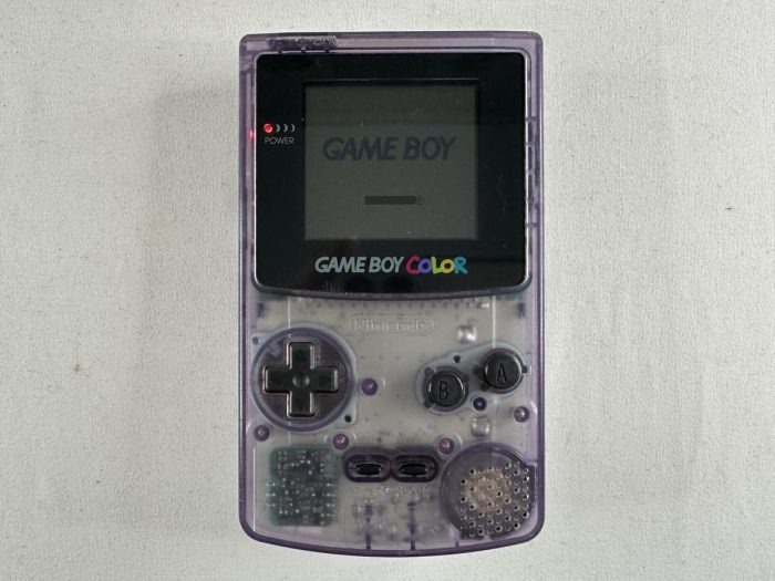 Gameboy Color Atomic Purple Transparant Paars - Nintendo