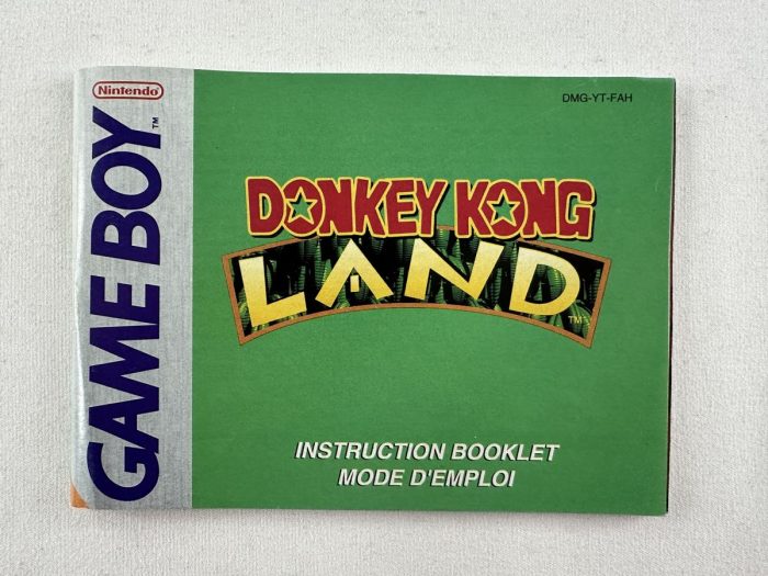 Donkey Kong Land Handleiding Nintendo Gameboy