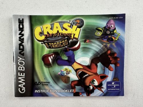 Crash Bandicoot 2 N-Tranced Handleiding (USA) Nintendo Gameboy Advance