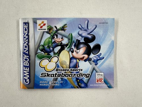 Disney Sports Skateboarding handleiding Nintendo Gameboy Advance - GBA