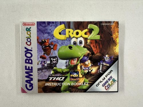 Croc 2 handleiding Nintendo Gameboy Color