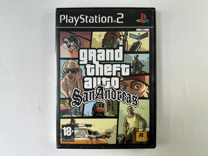 GTA Grand Theft Auto San Andreas Playstation 2 - PS2