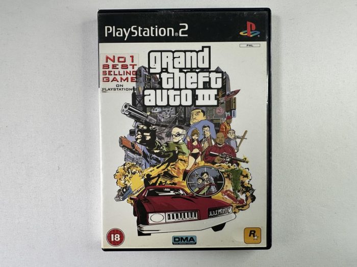 GTA Grand Theft Auto III Playstation 2 - PS2