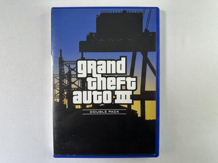 GTA Grand Theft Auto III Double Pack incl. Poster Playstation 2 - PS2