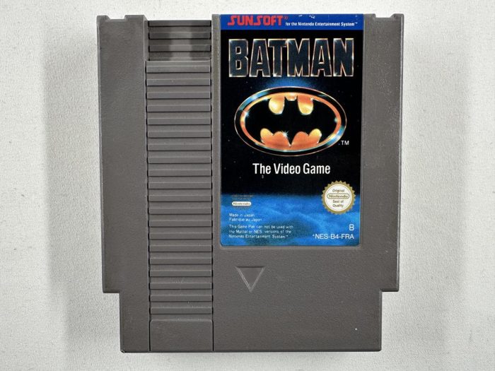 Batman The Video Game Nintendo NES