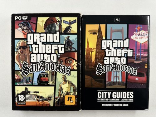 GTA Grand Theft Auto San Andreas Special Edition + Hardcover + Poster PC Game