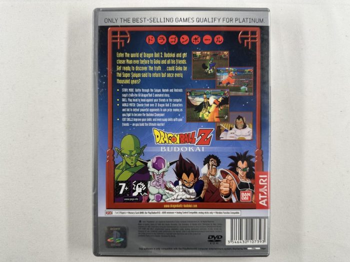 Dragon Ball Z Budokai Playstation 2 Platinum - PS2 - Afbeelding 3