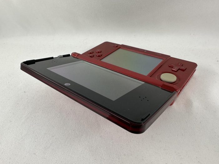 Nintendo 3DS Rood & Zwart metallic + oplader & case - Afbeelding 4