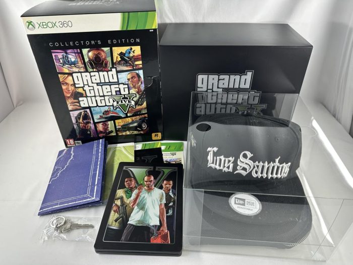 GTA Grand Theft Auto 5 Collector's Edition + Pet compleet Xbox 360