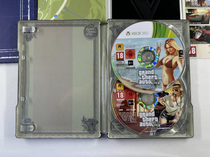 GTA Grand Theft Auto 5 Collector's Edition + Pet compleet Xbox 360 - Afbeelding 9