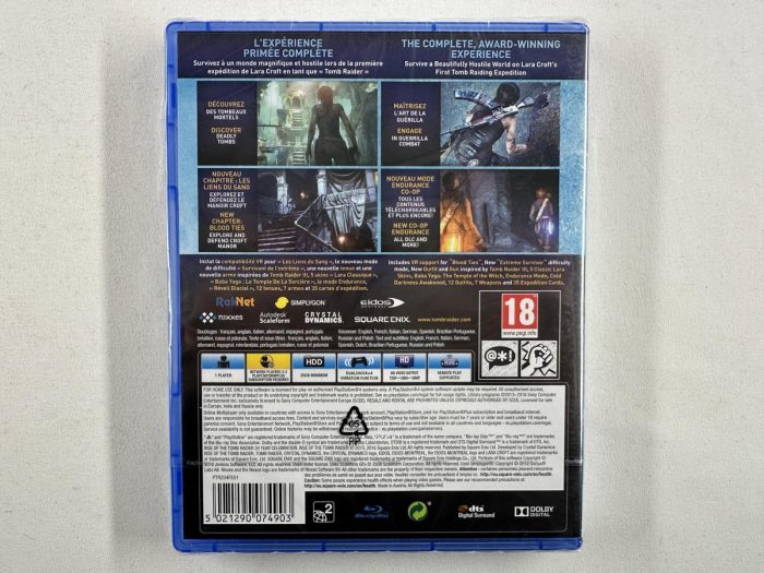 Rise of the Tomb Raider 20 Year Celebration SEALED Playstation 4 - PS4 - Afbeelding 3