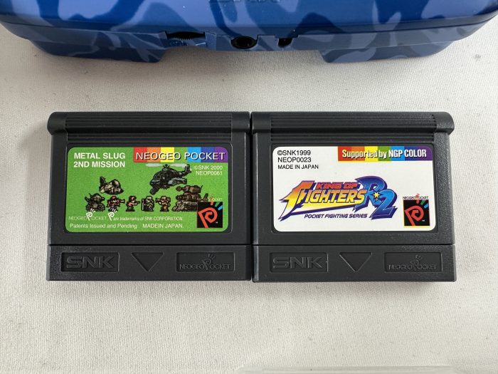 Neo Geo Pocket Color Ocean Blue Compleet in doos + 2 games - Afbeelding 4