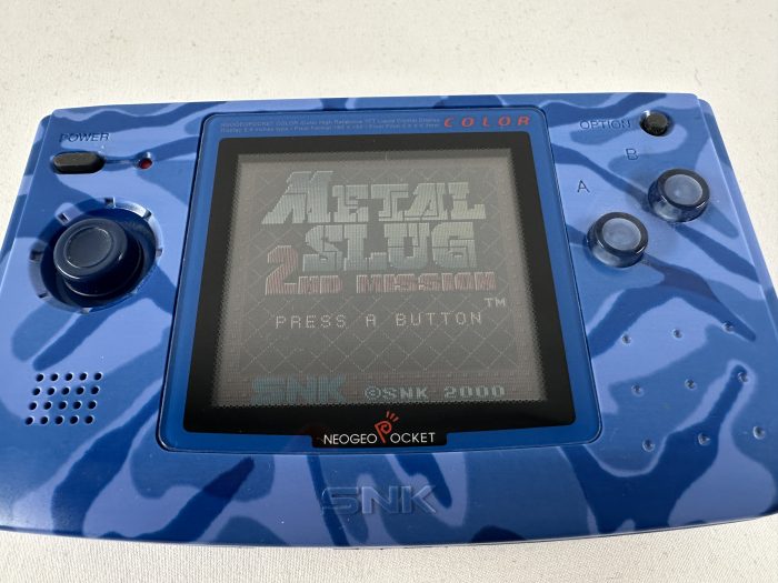 Neo Geo Pocket Color Ocean Blue Compleet in doos + 2 games - Afbeelding 9