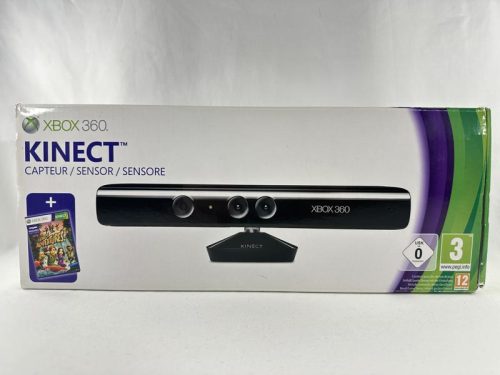 Kinect Sensor zwart Compleet in doos + Kinect Adventures Xbox 360