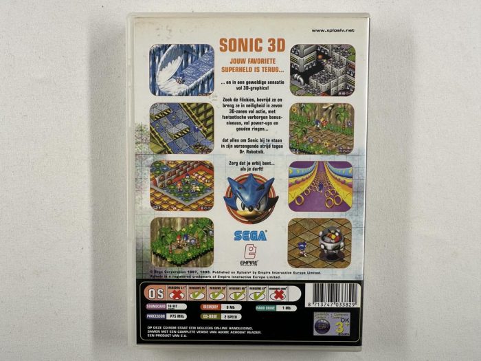 Sonic 3D Flickies Island SEGA PC Game - Afbeelding 3