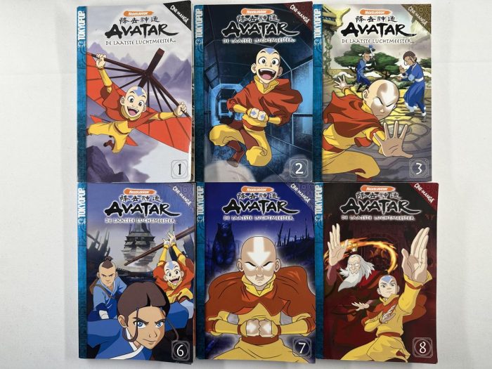 Avatar the Last Air Bender boekjes - set van 6 stuks - Nickelodeon