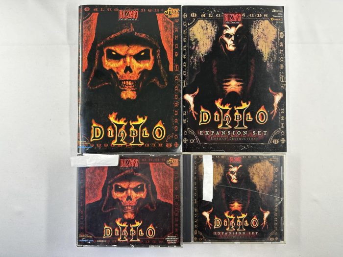 Diablo II + Lord of Destruction Expansion Set incl. handleidingen PC Game