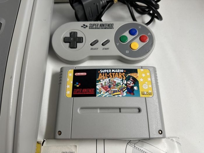 Super Nintendo Console Mario All Stars bundel - SNSP S CM4M - Compleet in doos - SNES - Afbeelding 3