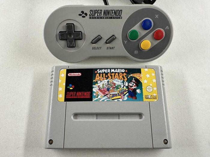 Super Nintendo Console Mario All Stars bundel - SNSP S CM4M - Compleet in doos - SNES - Afbeelding 5