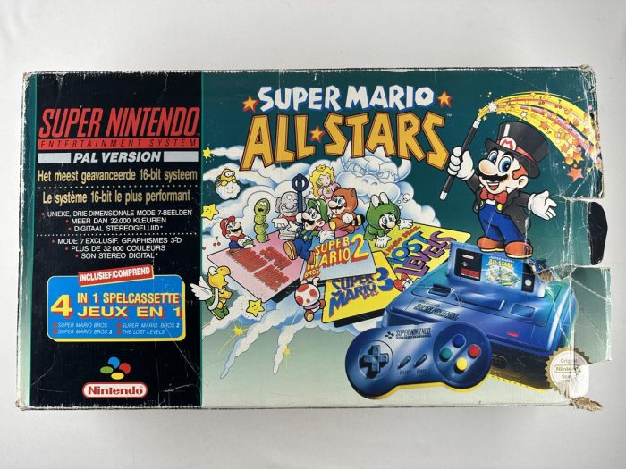 Super Nintendo Console Mario All Stars bundel - SNSP S CM4M - Compleet in doos - SNES - Afbeelding 17