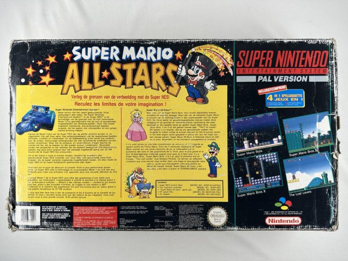 Super Nintendo Console Mario All Stars bundel - SNSP S CM4M - Compleet in doos - SNES - Afbeelding 21