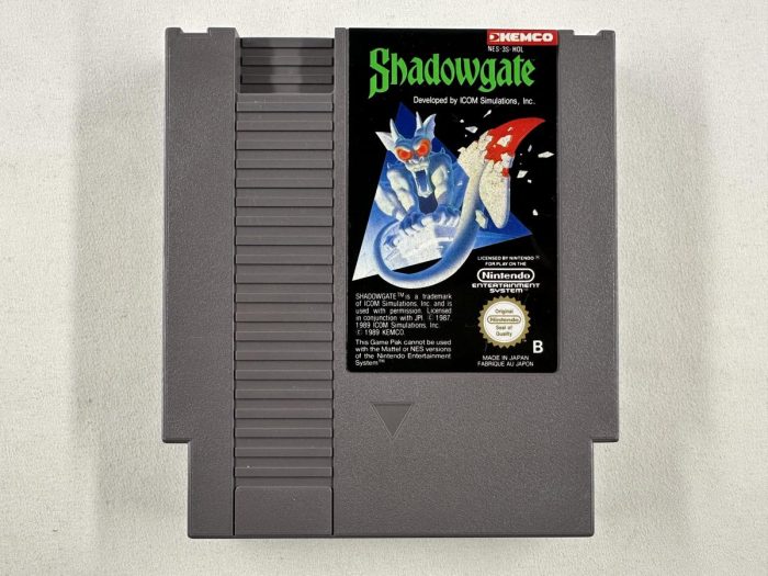 Shadowgate Nintendo NES