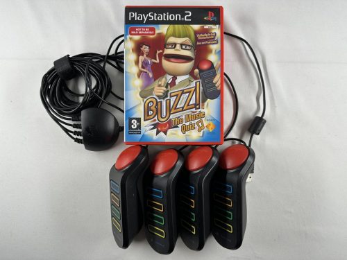 Buzzers + Buzz The Music Quiz Playstation 2 - PS2