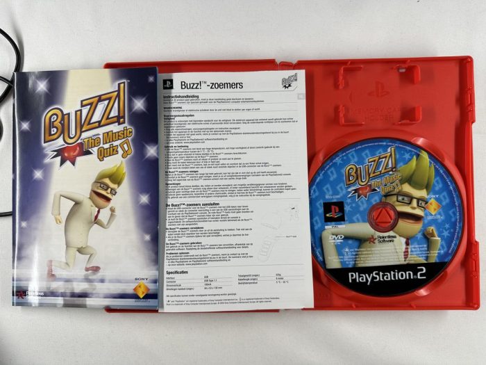 Buzzers + Buzz The Music Quiz Playstation 2 - PS2 - Afbeelding 5