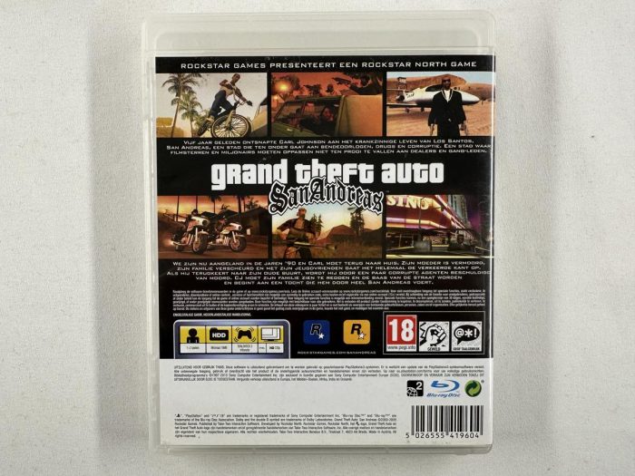 GTA Grand Theft Auto San Andreas + poster Playstation 3 - PS3 - Afbeelding 3