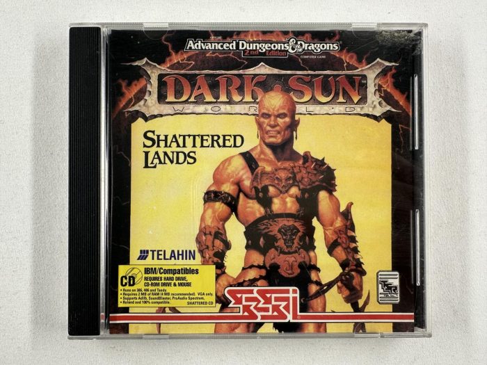 Dark Sun Shattered Lands Advanced Dungeons & Dragons 2nd Edition PC Game