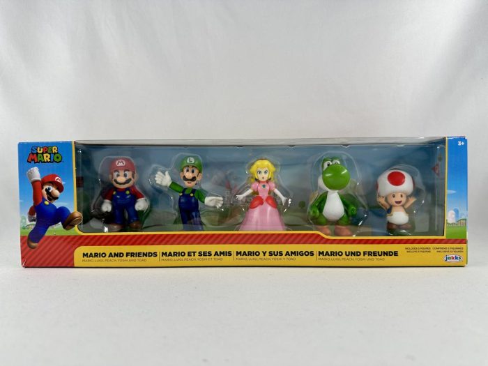 Mario and Friends figuren 5 stuks - Jakks Pacific