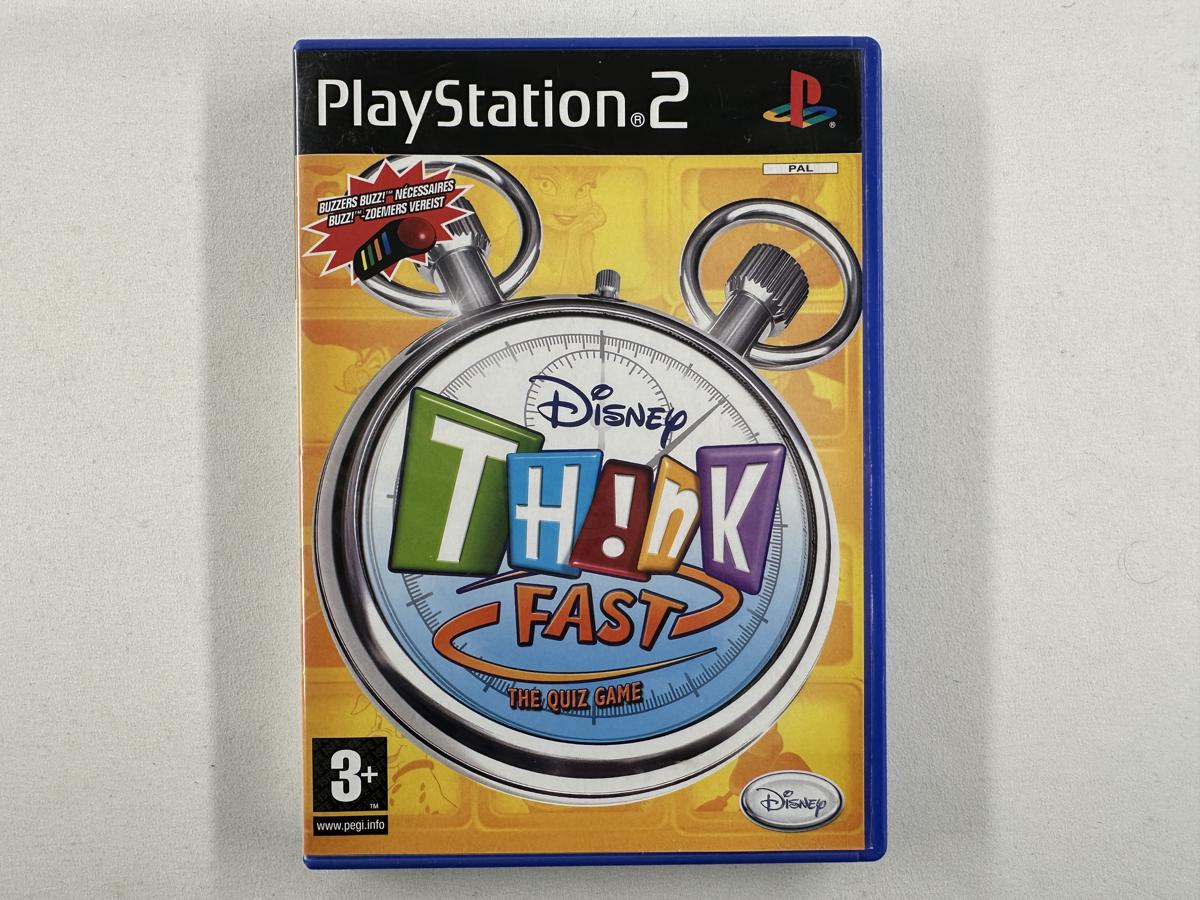 Disney Th!nk Fast Buzz Quiz Game Playstation 2 - PS2