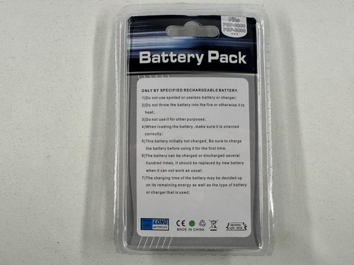 Playstation Portable Batterij - PSP Battery Pack - 3.6V 2400 mAH - Afbeelding 3