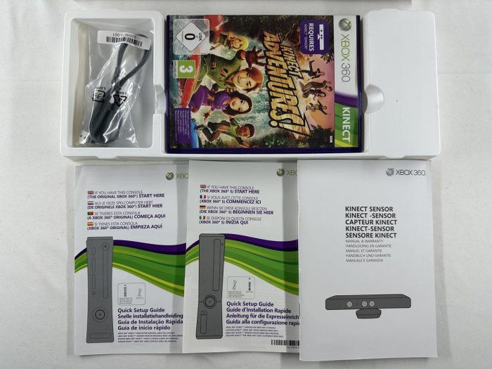 Kinect Sensor Compleet in doos + Kinect Adventures Xbox 360 - Afbeelding 3