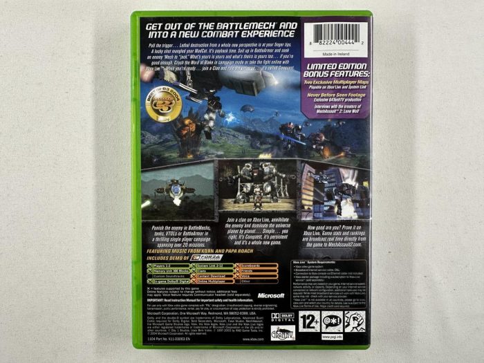 Mechassault 2 Lone Wolf Limited Edition Xbox - Afbeelding 3