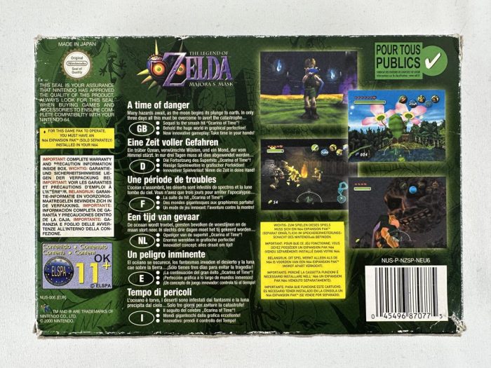 The Legend of Zelda Majora's Mask Nintendo 64 - N64 - Afbeelding 7