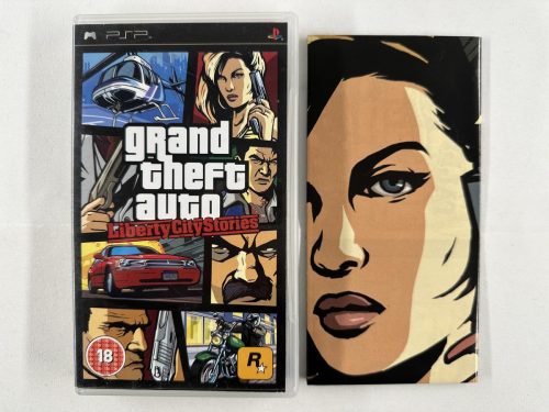 GTA Grand Theft Auto Liberty City Stories + Poster Playstation Portable - PSP