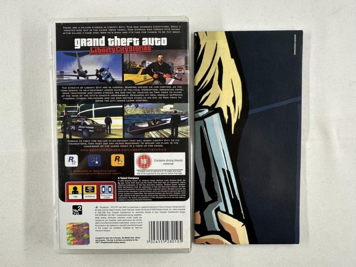 GTA Grand Theft Auto Liberty City Stories + Poster Playstation Portable - PSP - Afbeelding 3